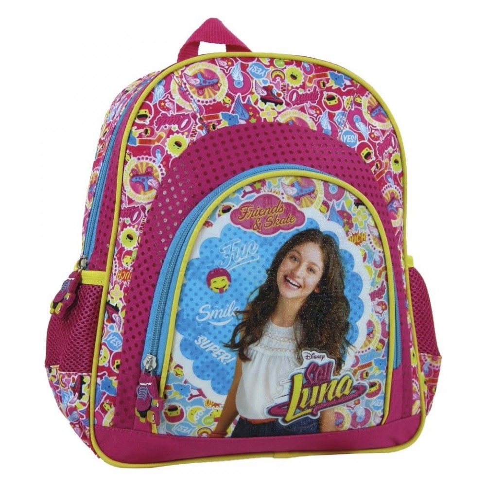 Ghiozdan gradinita 30 cm, Soy Luna, 2 compartimente cu fermoar, impermeabil - imagine 3
